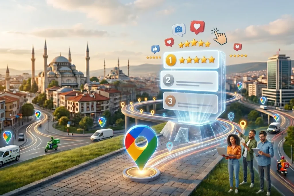 google haritalarda üst sıraya çıkmak