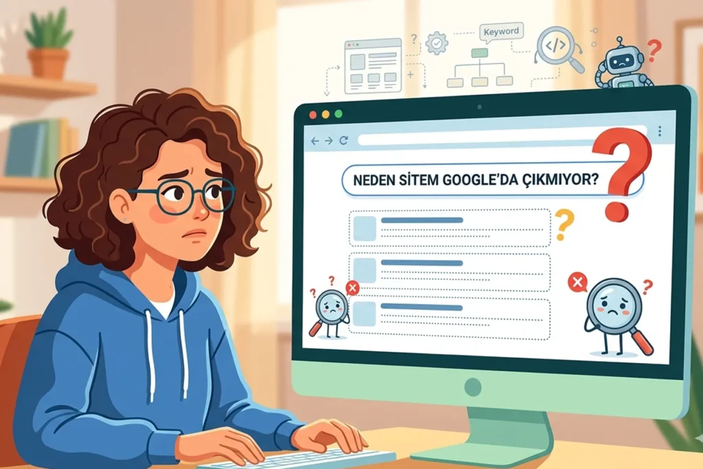 web sitem neden google'da çıkmıyor